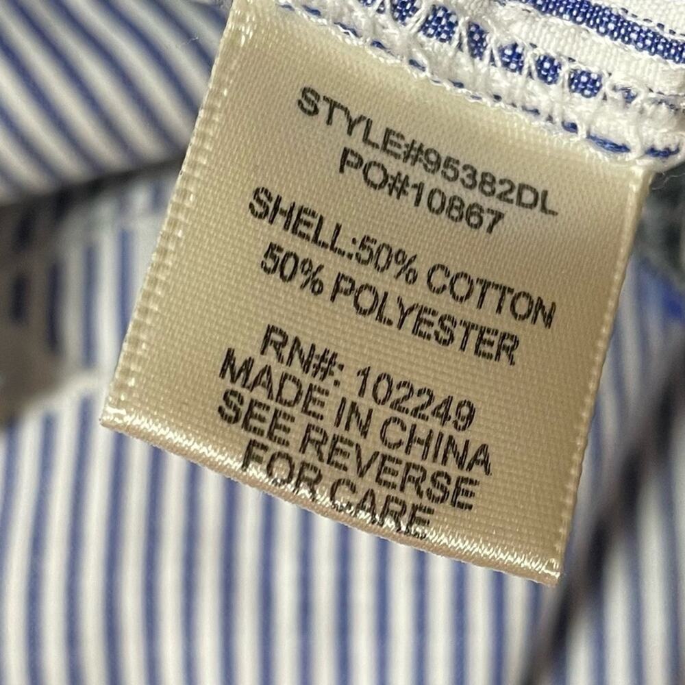 Anthropologie Skies Are Blue Striped Floral Embroidered Dress Women’s Sz S - Picture 5 of 6